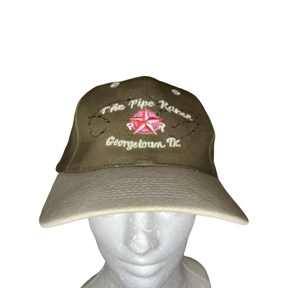 The Pipe Ranch Georgetown TX Embroidered Hat – Adjustable Strapback - Picture 1 of 5